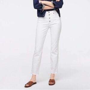 J. Crew | White Vintage Straight Jean, 29